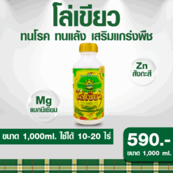 โล่เขียว ใบมัน เขียวเร็ว ทนโรค ทนแล้ง เสริมแกร่งพืช ขนาด 1000 ml.
